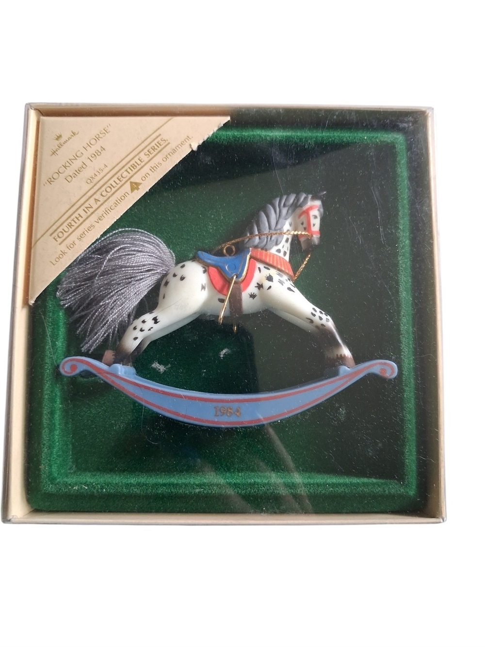 Hallmark 1984  Rocking Horse Ornament